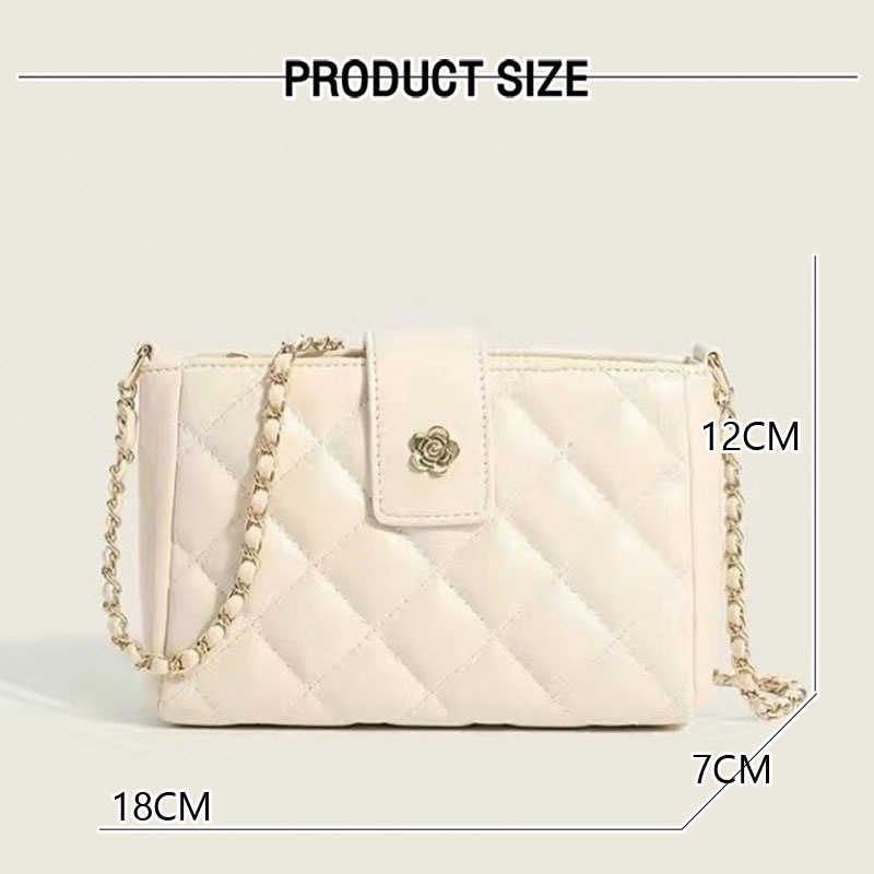 Arctic Hunter Túi Đeo Chéo Dây Xích Nhỏ Màu Hồng Nhẹ Nhàng Nữ Tính Hợp Thời Trang