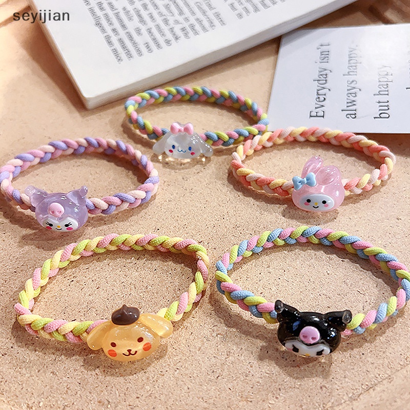 Dây Cột Tóc Phong Cách kuromi Hoạt Hình Nhiều Màu Sắc Ngọt Ngào Cho Nữ