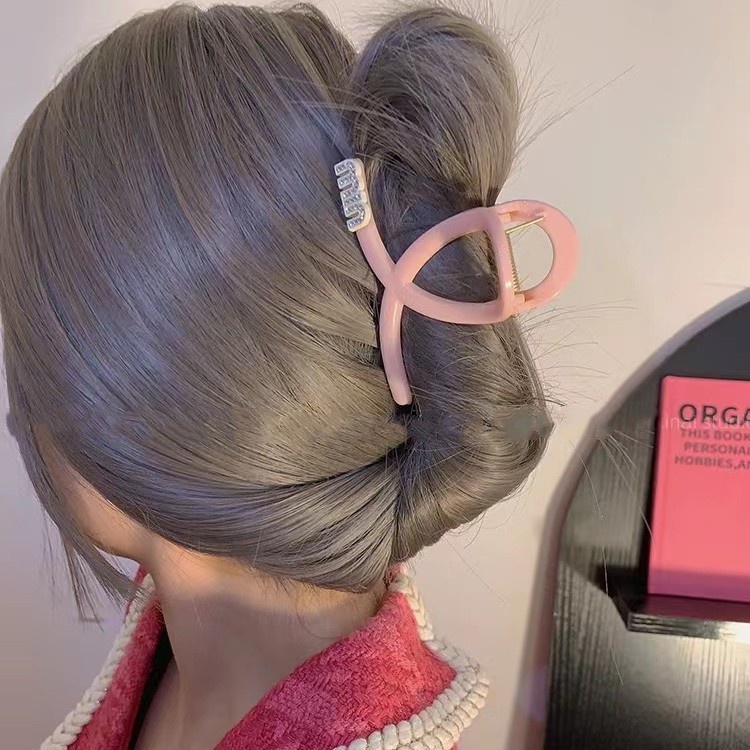 PVN61461 Kẹp Tóc Hình Cá Mập Đính Đá Chữ Thời Trang Hàn Quốc 2023