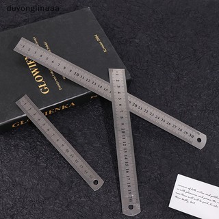 Bộ 3 thước đo bằng thép không gỉ 15cm / 20cm / 30cm mới