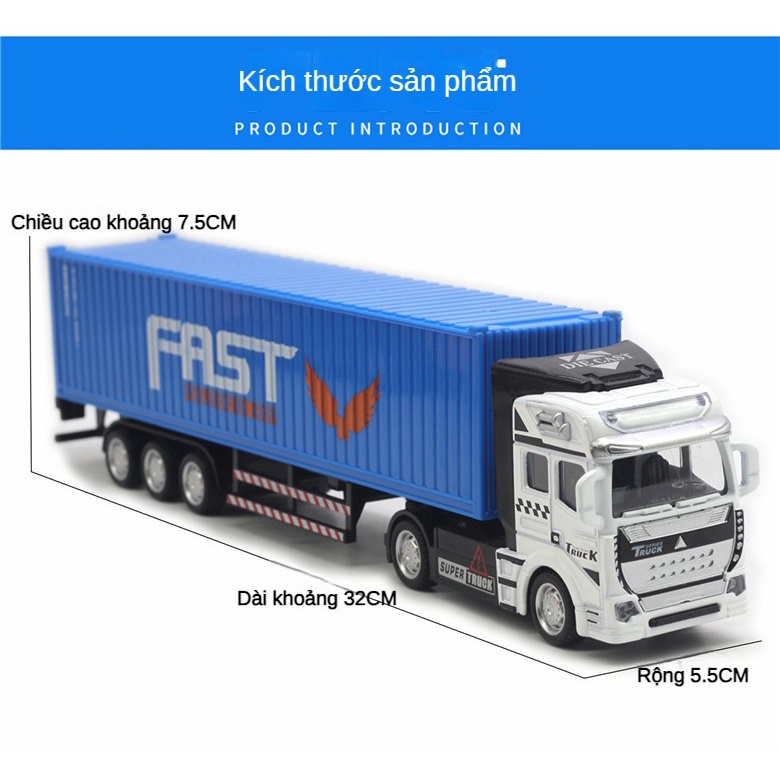 Mô Hình Xe container Bằng Hợp Kim Cho Bé