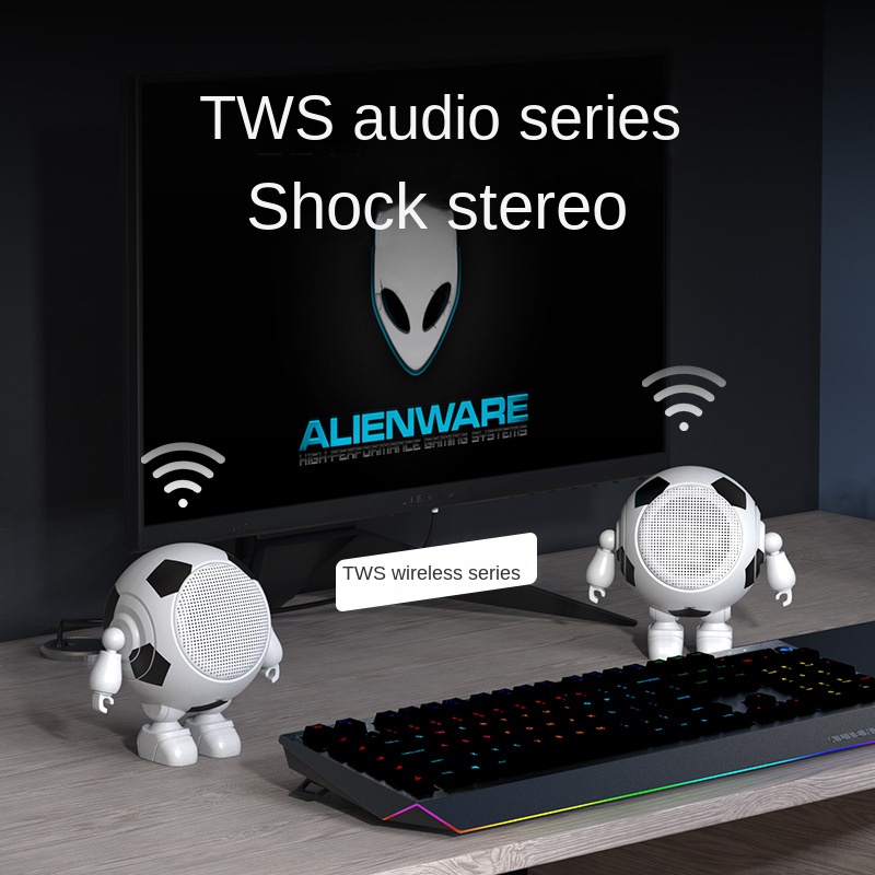 Loa bluetooth Không Dây Hình robot Dễ Thương