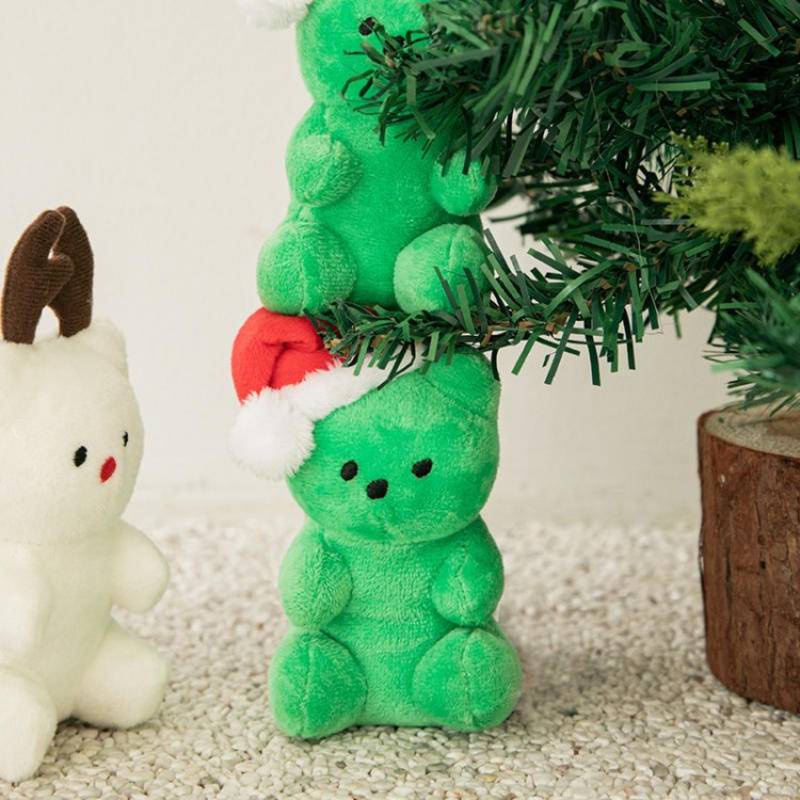 Đồ Chơi Gặm Nhấm Răng Hình Gấu Giáng Sinh Cho Thú Cưng