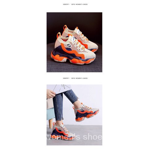 Giày Sneaker Đế Dày Phối Lưới Thời Trang 2023 Cho Nữ