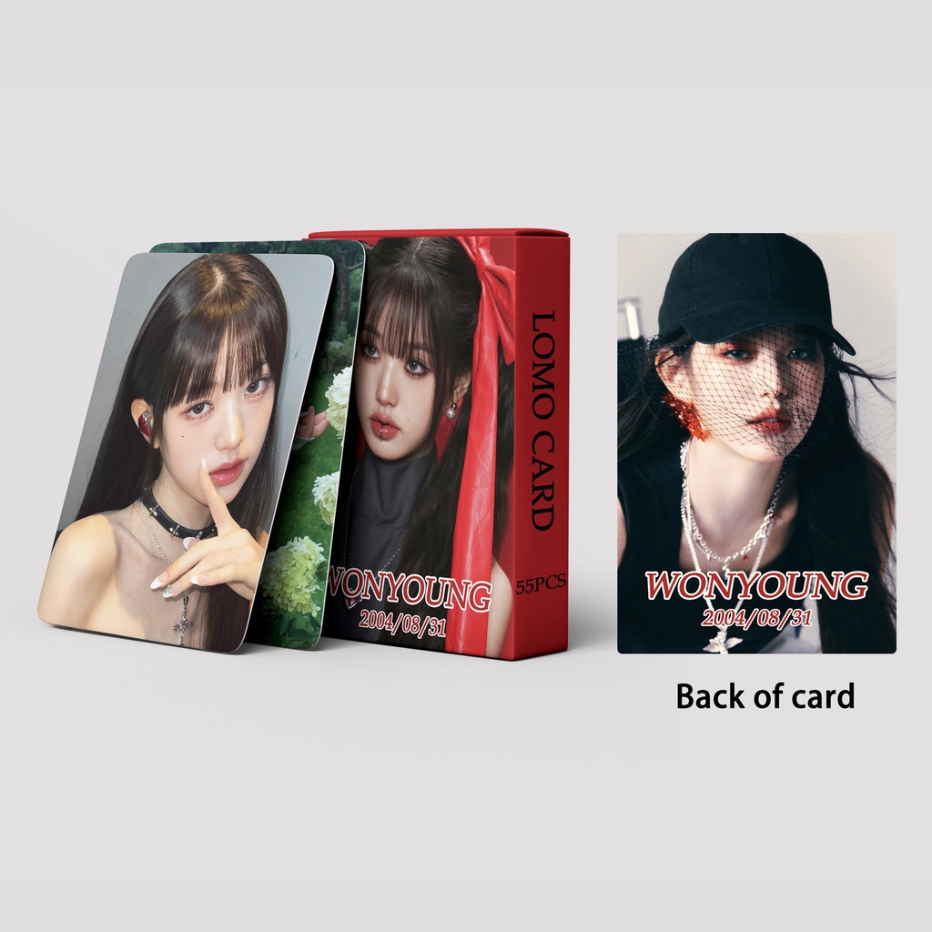 IVE Jang Won Young I'VE MINE Photocard Lomo Card 55pcs/box