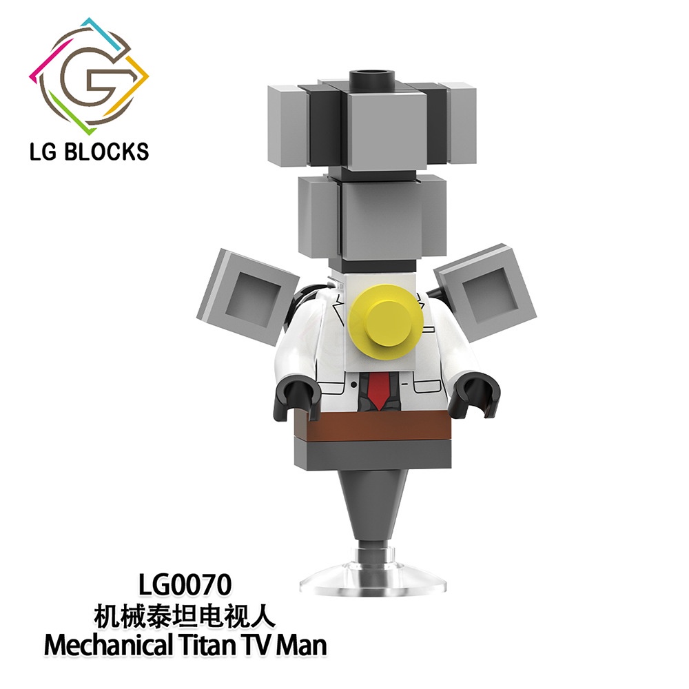 Skibidi Toilet Minifigures Mô Hình Đồ Chơi Lắp Ráp toilet tv man Tian Hình Người Đàn Ông Mini Có Thể Tương Thích Với lego Giáo Dục Trẻ