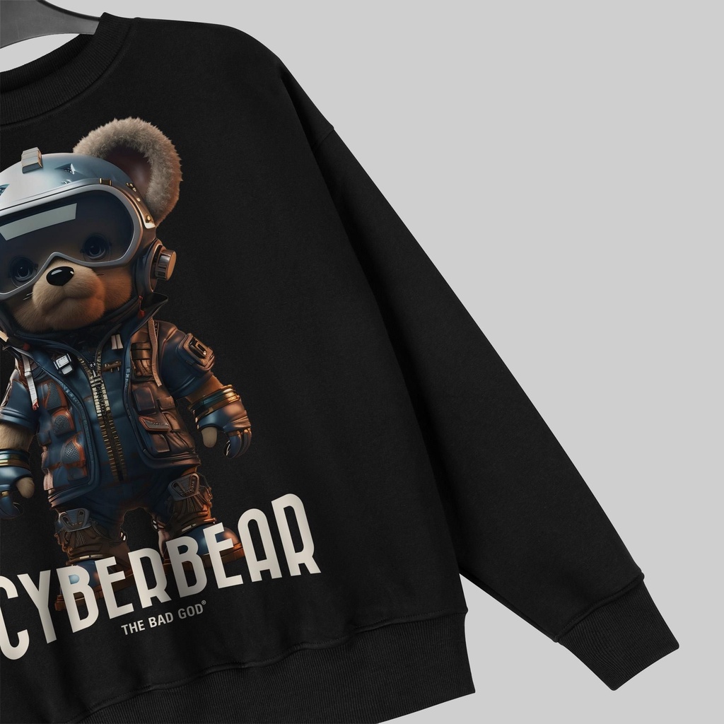 Áo sweater The Bad God Cyber Bear