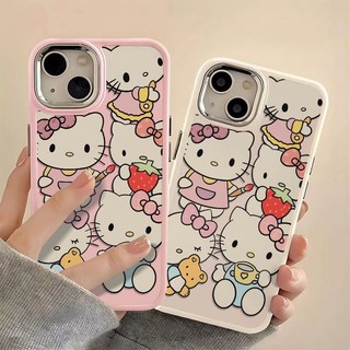 Ốp Điện Thoại Chống Sốc In Hình hello kitty Cho Iphone 14promax 13 12 11 7 / 8p 15promax thx4