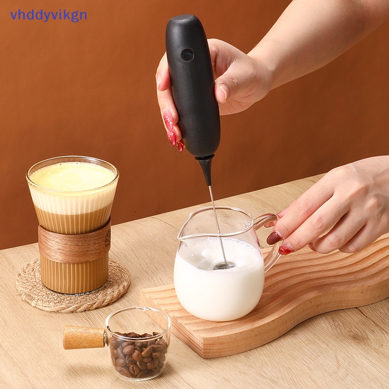 Máy Đánh Trứng / Sữa Tạo Bọt Cà Phê mini Cầm Tay Không Dây Chạy Điện vhdd