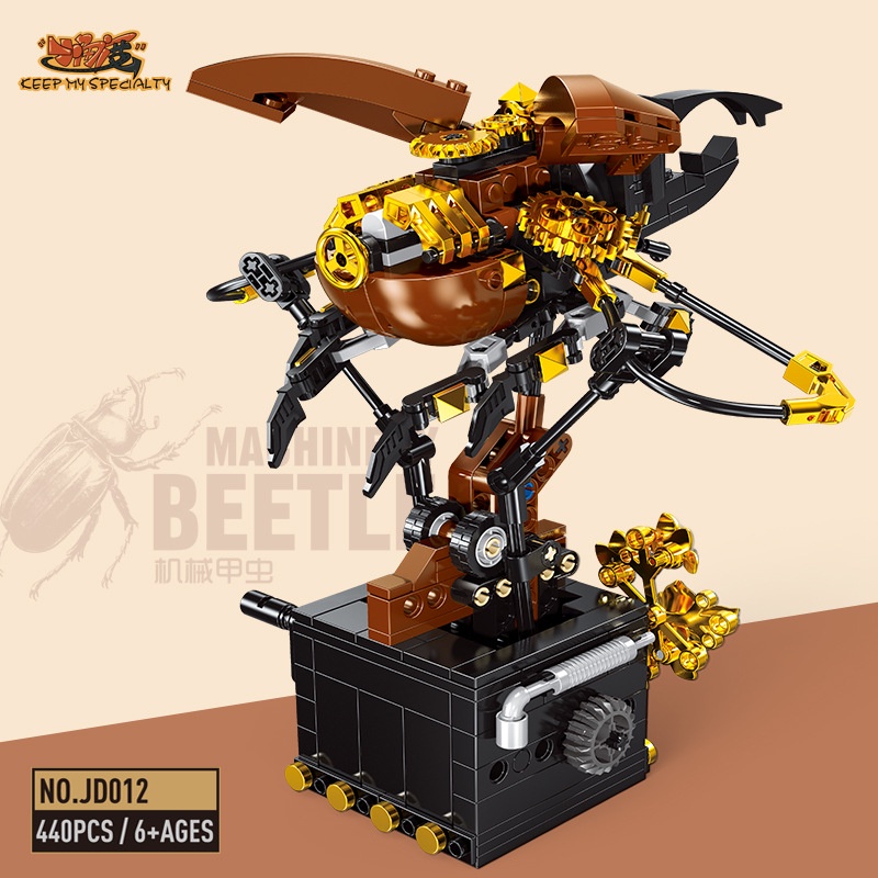 Hàng Mới Về Mới Bộ Đồ Chơi Lắp Ráp Cơ Khí jd011-014 Bằng Bọ Cạp Cho Bé