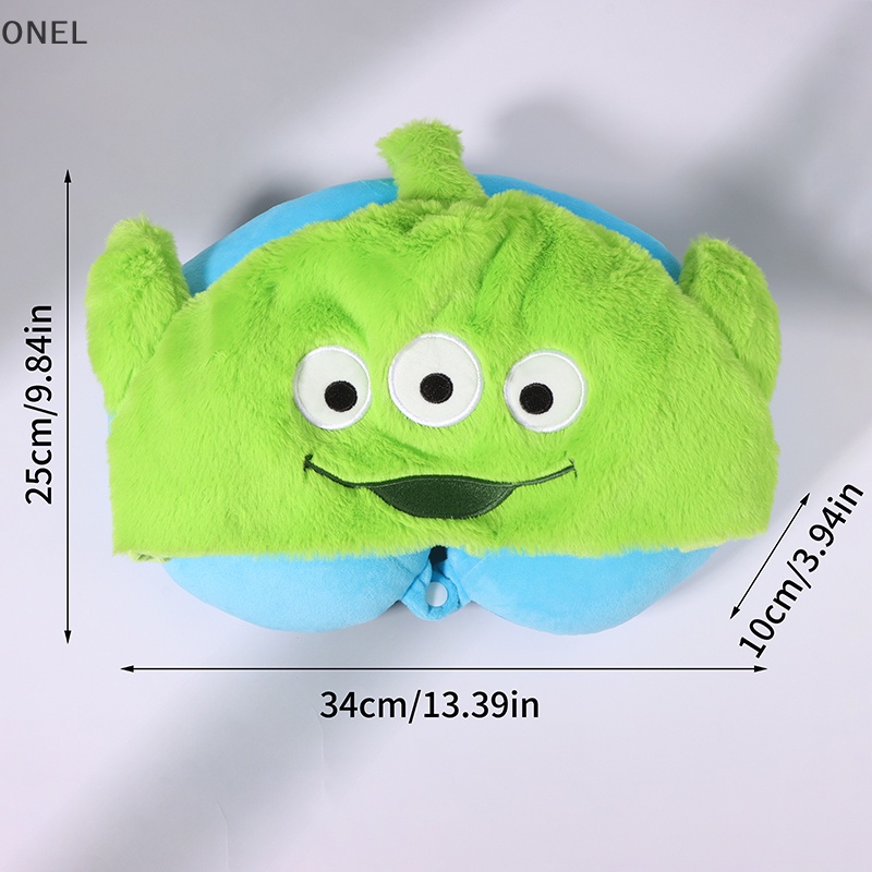 Onel Gối Chữ u Có Mũ Trùm Đầu Hình stitch Gấu pooh / Người Ngoài Hành Tinh Đáng Yêu