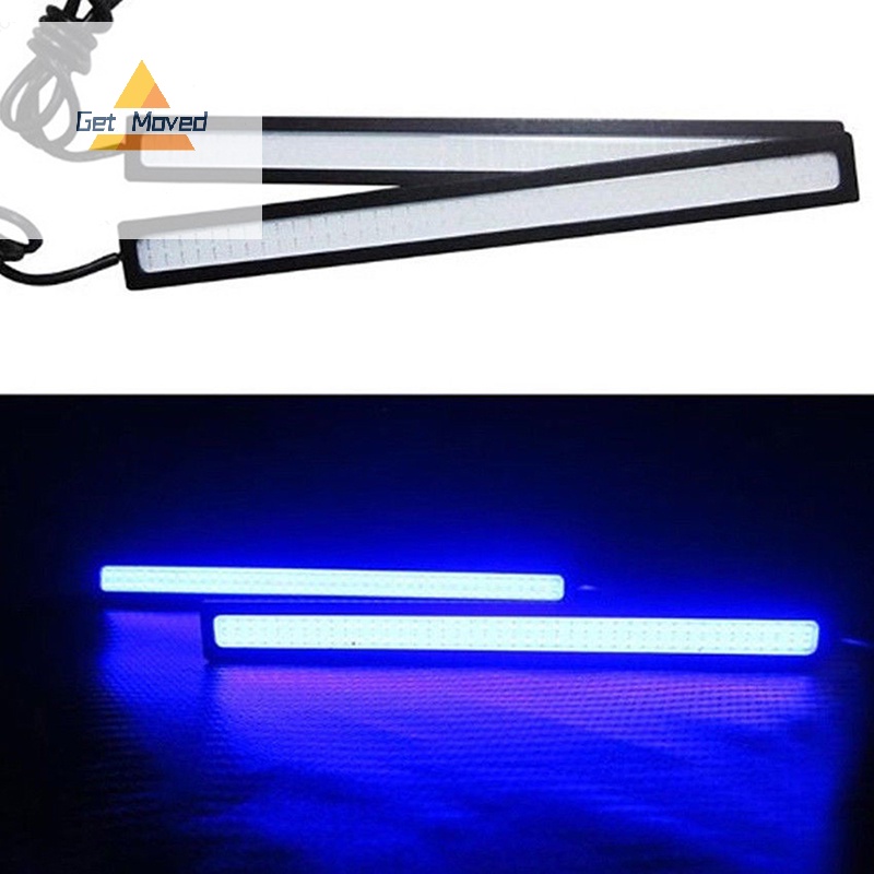Đèn led cob drl Siêu Sáng Chống Thấm Nước dc 12v 17cm Màu Xanh Dương Có Thể Di Chuyển Cho Xe Hơi Áo Thun Thiết Kế Mới Năng Động Thời Trang