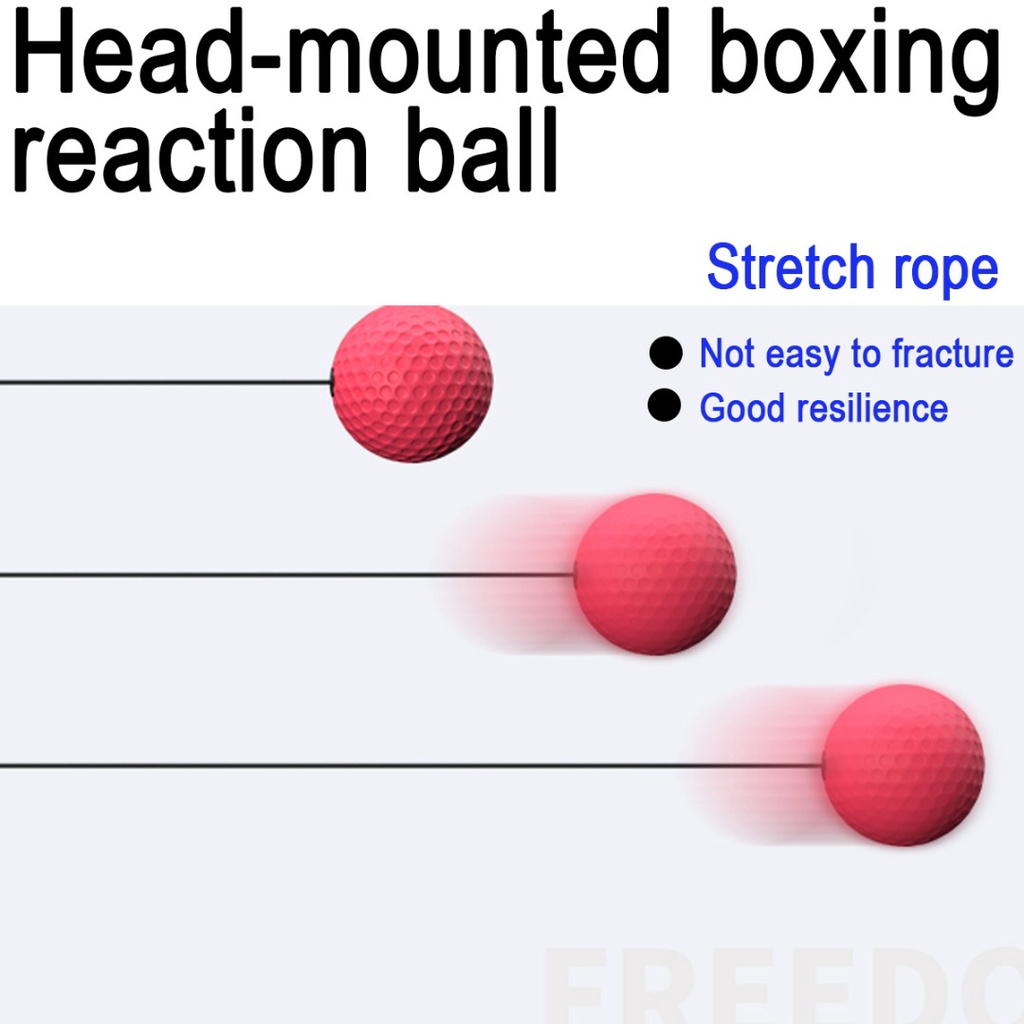 Speed Reflex Fight Ball Head Band MMA Boxing Training Punch Boxer Box Exercise