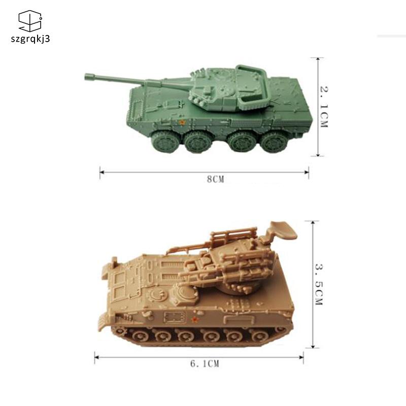 Set 2 Mô Hình Xe Tăng Tỉ Lệ 1 / 144 Trang Trí Tiệc