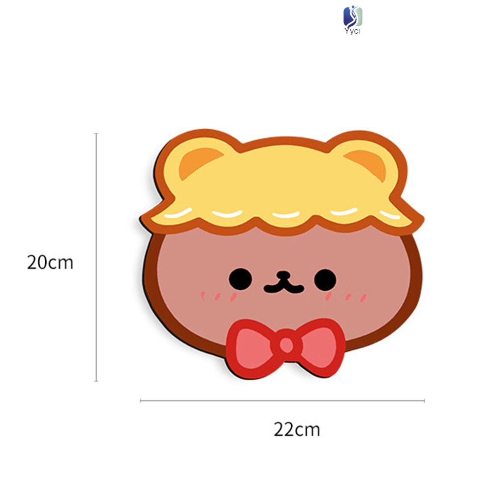 Tấm Lót Chuột Và Bàn Phím Đơn Giản Hình Dạng Cô Gái Chơi Game Không Đều Dành Cho Phòng