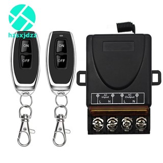 Ac công tắc rơ le điều khiển từ xa không dây 220v 30a 1ch 433mhz rf + bật / tắt cho đèn điện