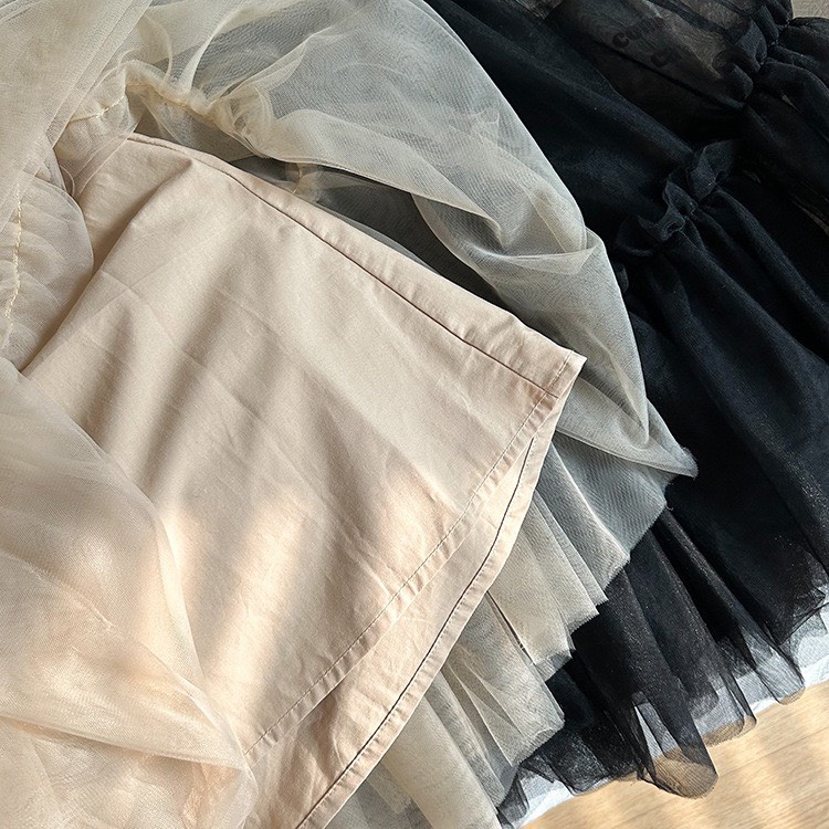 CHÂN VÁY VOAN DÀI CẠP CHUN NHẸ NHÀNG NỮ TÍNH CHO BÉ- HÀNG QCCC