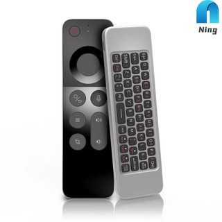 Chuột bay không dây w3 điều khiển từ xa bằng giọng nói ir hai mặt cho pc tv box