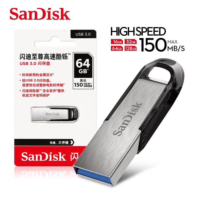 Sandisk Ổ Đĩa usb 3.0 cz73 16gb 32gb 64gb 128gb usb3.0 150mb / s Chất Lượng Cao