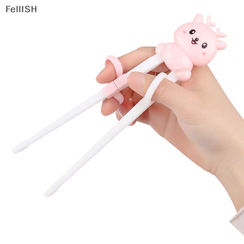 1 Cặp Đũa Tập Ăn Họa Tiết Hoạt Hình Dễ Thương Cho Bé 439br