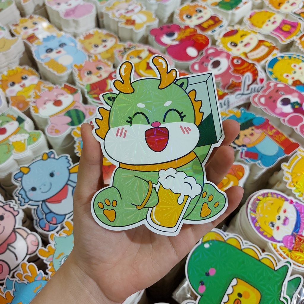 BAO LÌ XÌ CHIBI MẪU RỒNG 2024 NGHỘ NGHĨNH, THẢ GA LÌ XÌ CHO BÉ