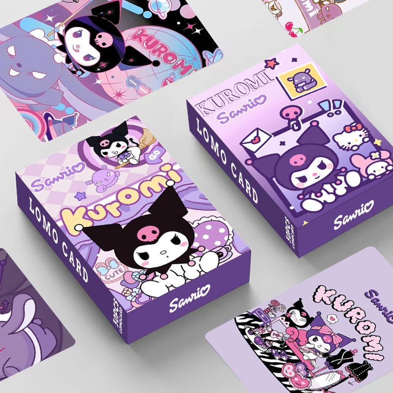 Kuromi Lomo Card Photocard Double-sided Color Printing 30pcs/box