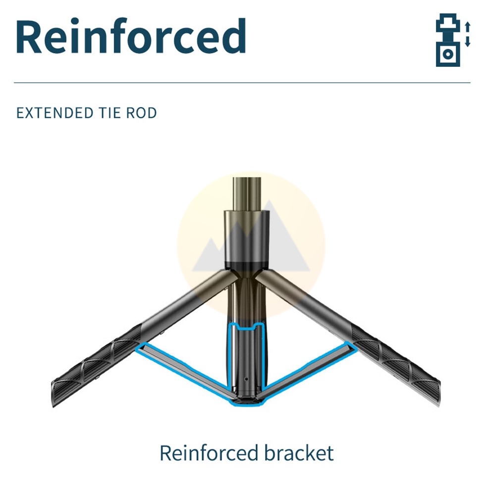 Gậy Chụp Hình Gậy Livetream Đa Năng CYKE L16 1530mm Dùng Được Cho Điện Thoại, Máy Ảnh- Chân Đế Siêu Chắc Chắn