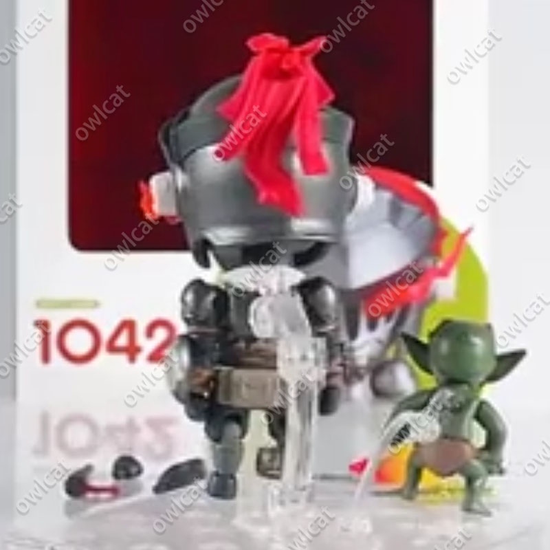 Mô Hình Nhân Vật Action Figure Goblin Slayer  10cm 1042# Silver-ranked Adventurer Armor Hunter Swordsman Different World Koonigoroshi PVC Packed in Box Model Nendoroid