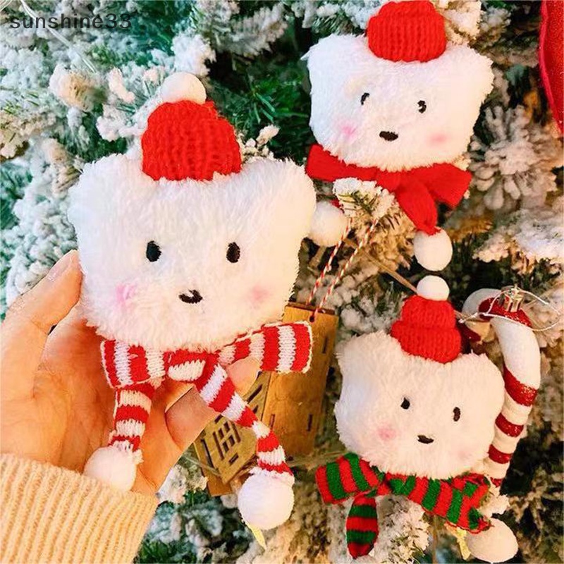 Ghim Cài Áo Hình Gấu Bông mini Thời Trang Giáng Sinh