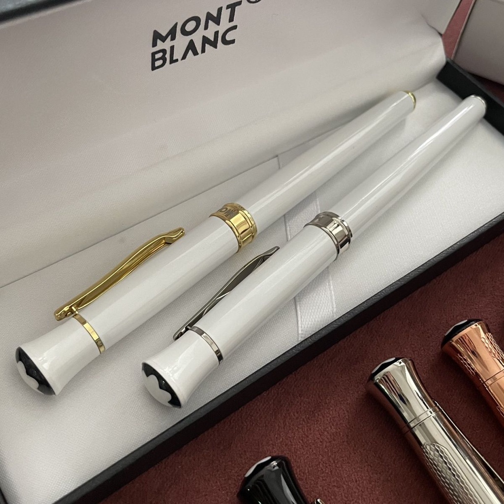 MONTBLANC Bút Bi Ký Tên Hình Chiếc Lá Phong Bằng Gốm