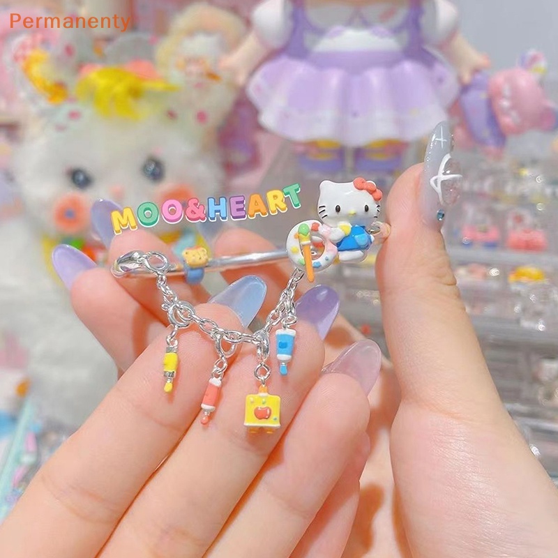 Sanrio Vòng Tay Hở Góc Đơn Giản Sáng Tạo Hình hello kitty Dễ Thương Có Thể Điều Chỉnh Trang Sức Tinh Tế Cho Nữ