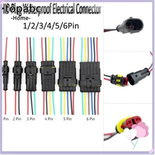 Đầu Nối Dây Điện Chống Thấm Nước 1/2/3/4/5/6P Cho Xe Hơi/Tàu Thuyền