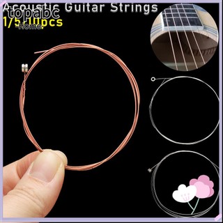 Set 1/5/10 Dây Đàn Guitar Bằng Thép Không Gỉ 3 Màu