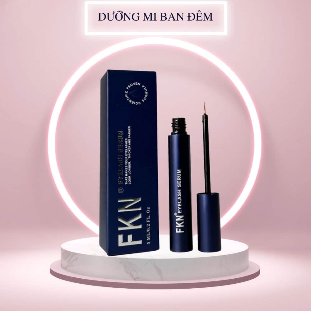 Serum dưỡng mi  FKN Eyelash Serum ban đêm 5ml mọc mi dài dày và cong