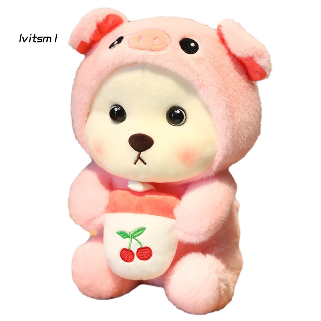 Búp Bê Gấu Trúc / Heo / Cá Sấu Nhồi Bông Mềm Mại Đáng Yêu Trang Trí Giường Ngủ / Làm Quà Tặng Giáng