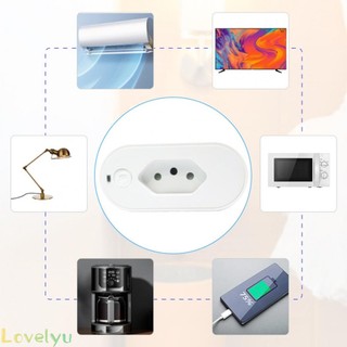 ⭐LOVE⭐ Tuya WiFi For Zigbee Smart Plug 16A Brazil Socket with Overload Protection