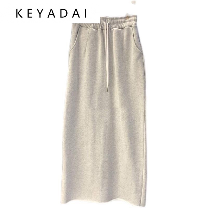 KEYADAI Chân váy dài Phong cách dài A23M0AW 44Z231030