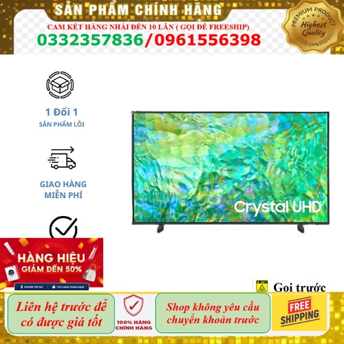 SaLe Tivi Samsung 43 inch Crystal UHD 4K CU8000