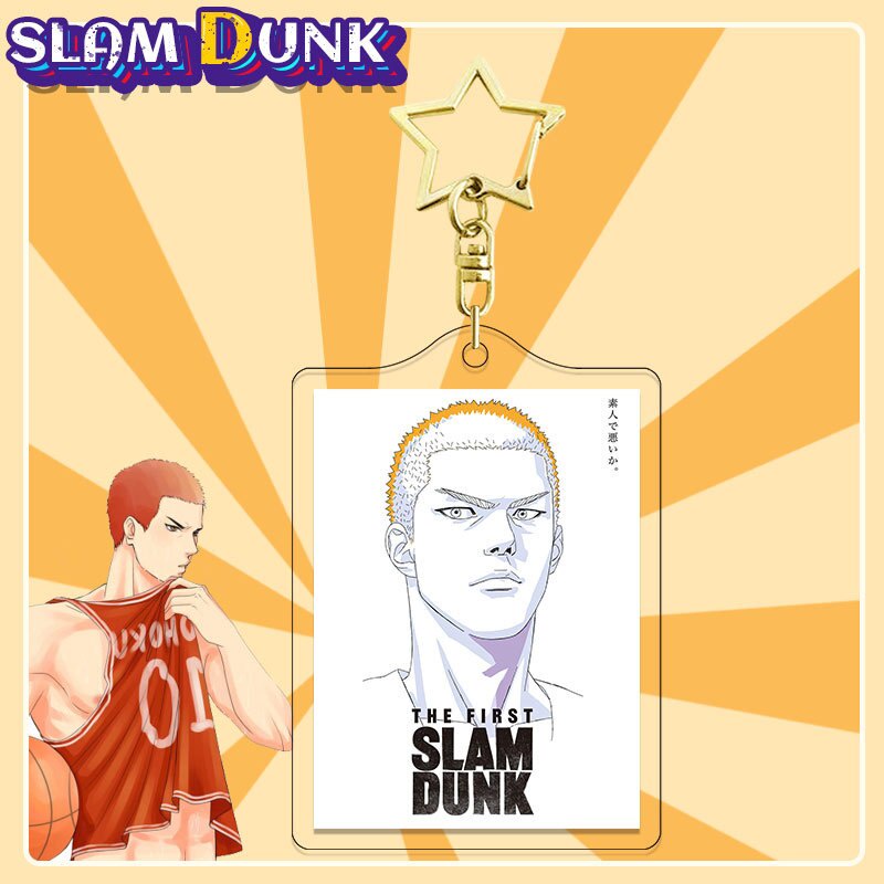 Móc khoá Anime SLAM DUNK Stars Buckle Acrylic Ryota Miyagi nhựa Acrylic hai mặt, in hình các nhân vật dễ thương
