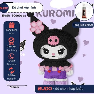 Đồ Chơi Mô Hình Lắp Ráp Melody - Kuromi 85cm Xả Stress Decor Trang Trí Làm Quà Tặng Budo