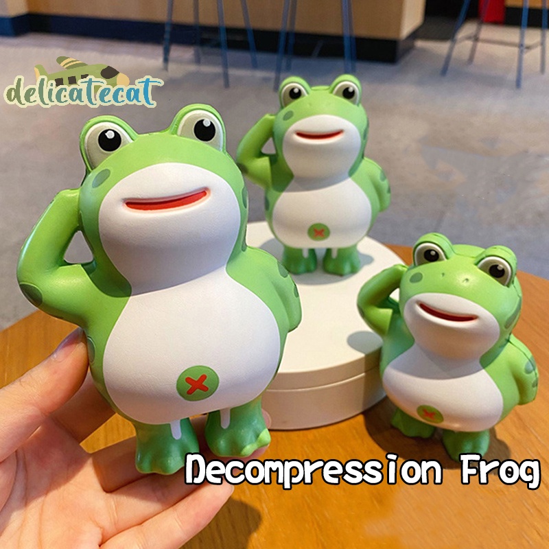 Đồ Chơi Nắn Bóp Đàn Hồi Giảm Stress Hình Chú Ếch Hoạt Hình