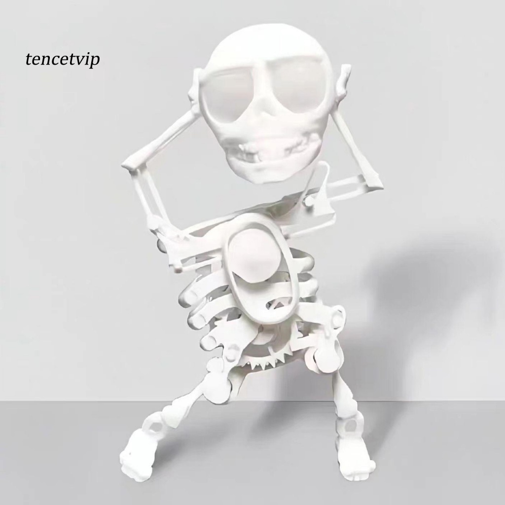 Vip no Pin Đồ Chơi Bằng Nhựa mini In 3d Hình Bộ Xương Nhảy Múa Lên Dây Cót Quà Tặng Cho Trẻ Em Không Cần Pin Kiểu Nam Á