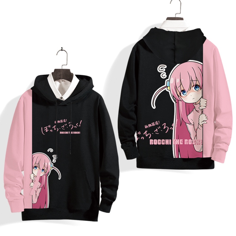Áo hoodie Tay Dài Hóa Trang Nhân Vật anime bocchi the rock 3d Thời Trang Cho Nữ