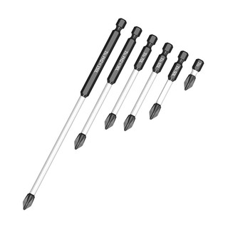 【FEELING READY STOCK】Compact Design 6pcs Magnetic Electric Screwdriver Set PH2 Cross Screwdriver Bits
