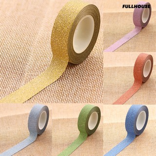 ☼Cuộn Băng Dính Kim Tuyến washi 10m