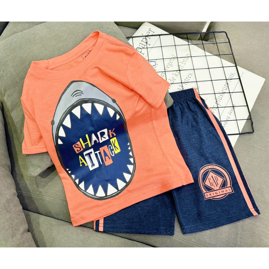 12 đến 40kg Sale sả hàng Bộ quần áo bé trai  size đại thun cotton VNXK Jennie kids J490