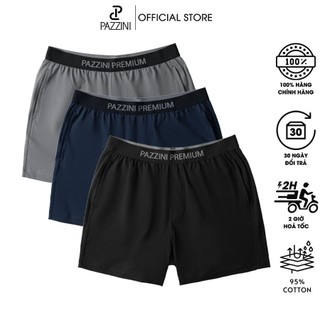 Quần short đa năng PAZZINI thun cotton cao cấp, quần short nam co giãn 4 chiều, form regular fit thon gọn - SL001.
