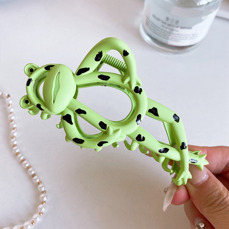 Hoạt Hình Kẹp Tóc Hình Chú Ếch / Cá Mập mini Ngộ Nghĩnh