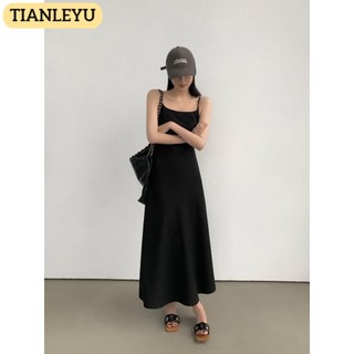 TIANLEYU váy maxi nữ đầm body phong cách Hàn Quốc 15Z23040824   Korean Style Đẹp Trendy Thoải mái A22M1EN 36Z230909