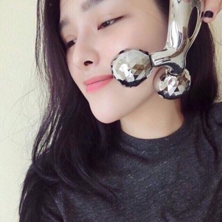 Cây Lăn Mặt Nâng Cơ 3D 2 Bi Lăn 360 độ Nâng Cơ Mặt, Body Thon Gọn Cơ Thể Massage Mặt B0141